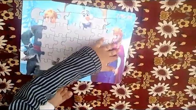 40 Pieces Puzzle Game Disney Frozen - Funny Kids Video