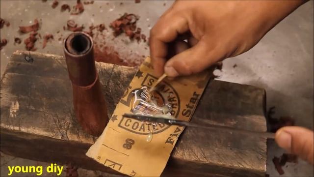 How to Make a Simple Machete Handle from Wood. | DIY .