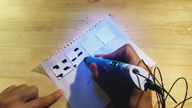 3D PEN MINECRAFT WOOD BLOCK || ДЕРЕВЯННЫЙ БЛОК МАЙНКРАФТ 3D РУЧКОЙ