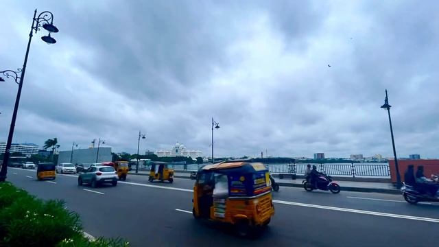 Time-lapse tank bound view 😍 #timelapse #tankband #telangana #hyderabad