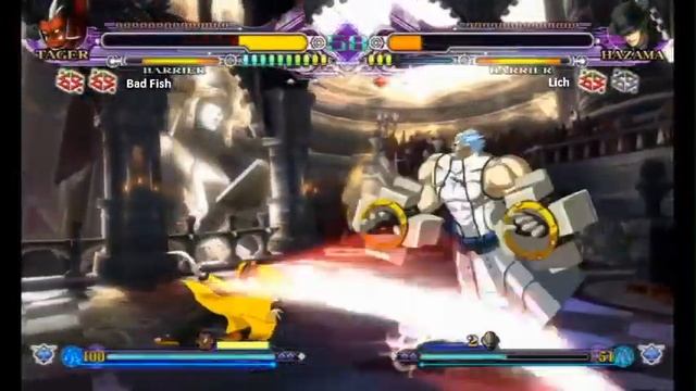 Winter Brawl 6 Blazblue CS Extend - Bad Fish (Tager) vs Lich (Hazama)
