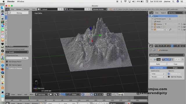 Tsunami Wave in Blender 3d Pt.1 (The Landscape)