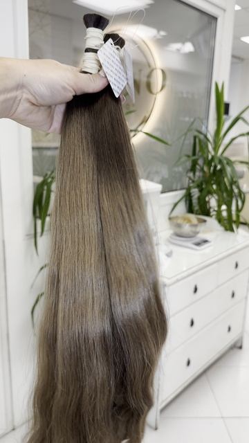 славянские волосы buenohair  русые 45см, кудри