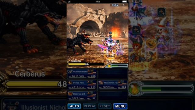 [FFBE] Halloween party VS Cerberus | Counter strategy from Demon Rain