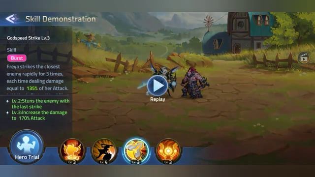 Freya's Legendary Skin - Obsidian Flames | MLA Gameplay