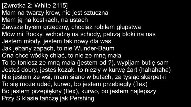 Chivas, White 2115 - mam na twarzy krew i tym razem nie jest sztuczna TEKST