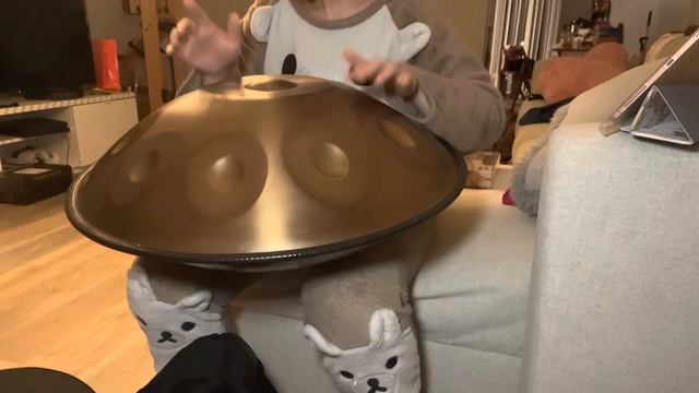 Handpan n00b - practice ghost notes