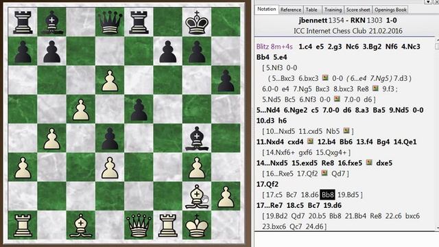 Blitz chess postmortem #608: English opening