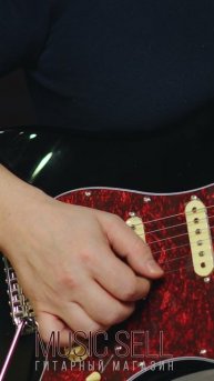 ЧЕРНЫЙ СТРАТОКАСТЕР JET 2 СИНГЛА 1 ХАМБАКЕР HIGH - MUSIC SELL