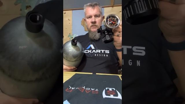 Installing the Saber Tactical Tank Valve on a 9 liter Acecare bottle for filling pcp airguns