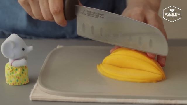 노오븐 망고 치즈케이크 만들기 : No-Bake Mango Cheesecake Recipe | Cooking tree
