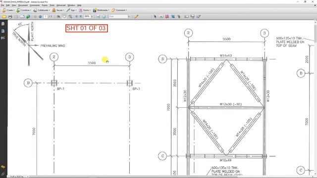Revit Structures 2021: Pipe rack steel structural series_part_01