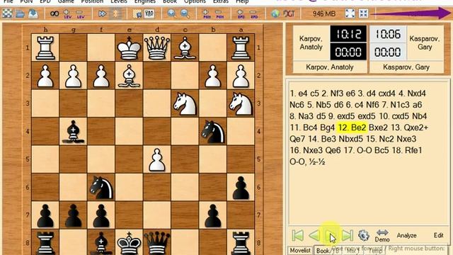 Garry kasparov and karpov a 1985 moscow == 887