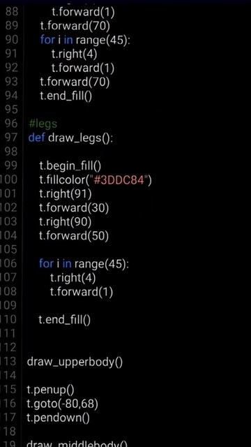 Логотип Android на Python #shorts #python