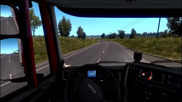 Euro Truck Simulator 2 - Iveco Hi-Way Transporting Milk from Reims to Dijon
