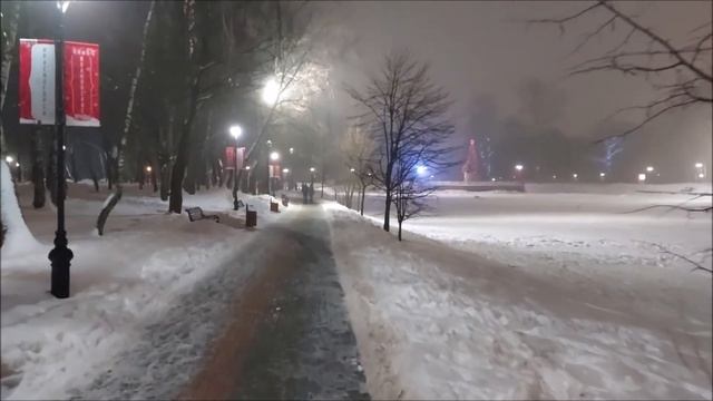 Вечерний Красногорск Ивановские пруды и Бруски  январь 2021