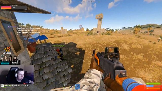 Последний день вайпа на Rustoria EU Main / g0bbba