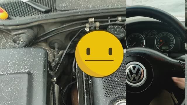 Это нужно видеть! Лопнула топливная трубка под капотом Volkswagen Passat B5 Топливная магистраль vw