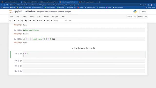 Fundamentos de Python con Jupyter Notebook - md@ - Segunda Sesión