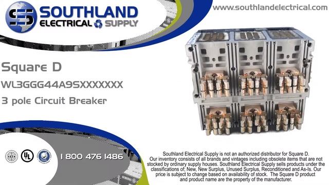 Square D WL3GGG44A9SXXXXXXX, 2500 Amp, Insulated Case Circuit Breaker