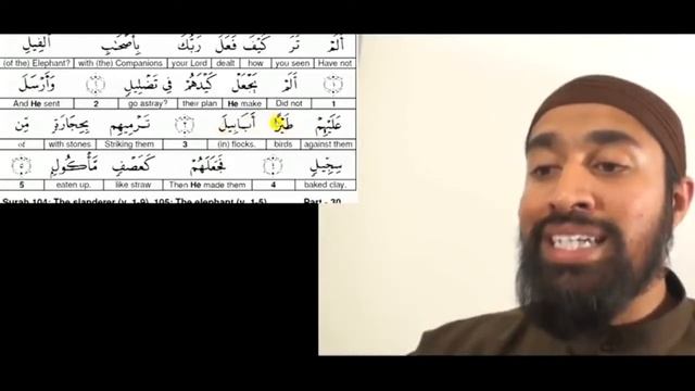 Обучение_чтению_105_й_суры：_«аль_Филь»