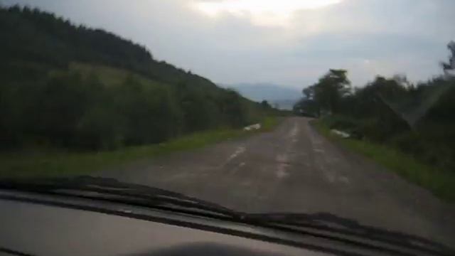 горная дорога в Закарпатье Украина