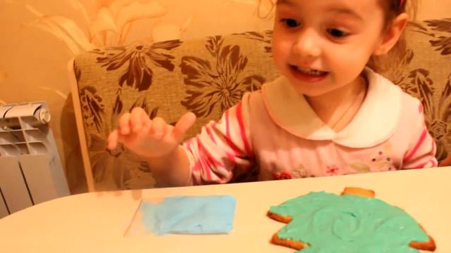 Имбирное печенье! Украшаем подарок! Имбирная елочка