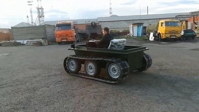 Выезд новых вездеходов - БОРУС.