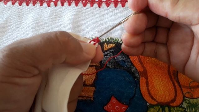 Caseado tulipa em crochê para pano de prato / 1