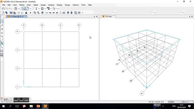 Tutorial SAP 2000 Desain Struktur Gedung 4 Lantai (PART 1)