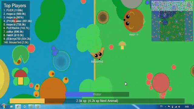 Играем в mope.io (злые игроки)