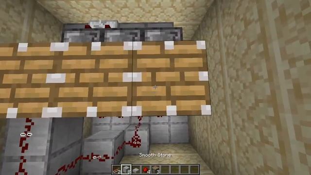 Easy and Simple 3x3 Sand Door (Concrete Powder Door) - Tutorial - Minecraft JAVA 1.16