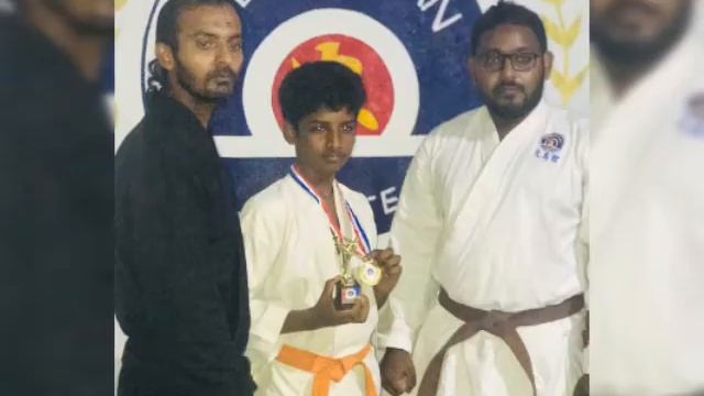 SHINKAI KARATE DO ASSOCIATION DHARGA TOWN BRANCH SENSEI MARJAN HAREER BLACK BELT 3rd Dan SLKF