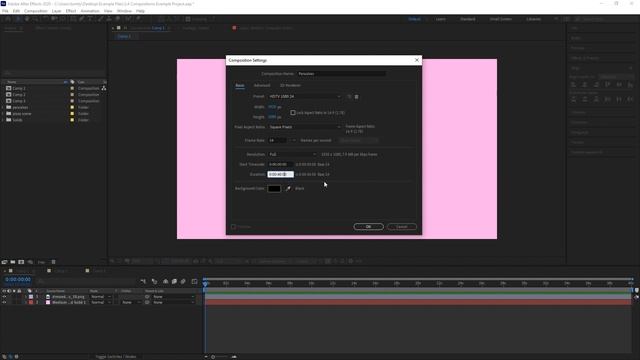 After Effects compositions tutorial