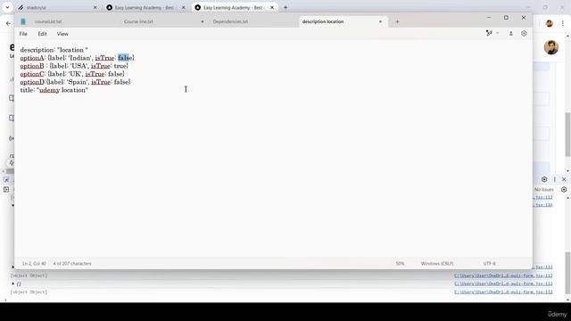 144 -Create Course Quiz Option Part 7