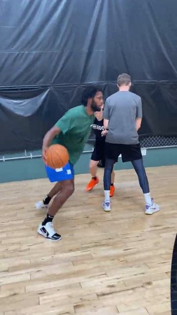 Justice Winslow euro finish 😤 #shorts