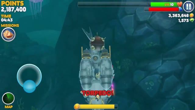 Hungry Shark Evolution Megalodon + Firework Gadget