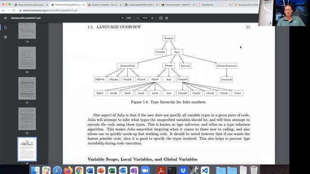 Lecture 12, Week 7 (2 hrs) Unit 4: The Julia Type System and a bit more.