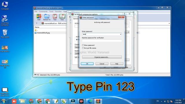 How to Lock Protected WinRAR File