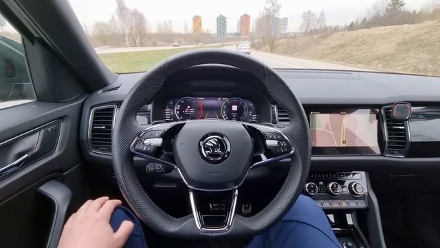 TravelAssist without hands on Skoda Kodiaq