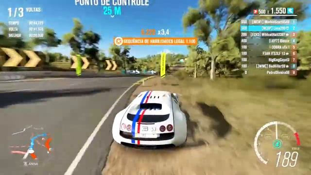 FORZA HORIZON 3 ONLINE COM A BUGATTI VEYRON