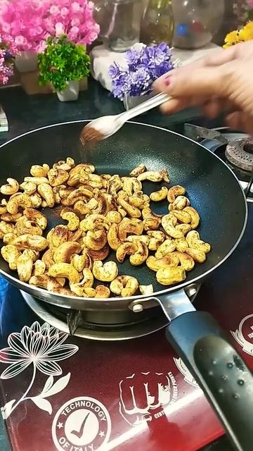 Day 3 kaju fry of 3/9 days of navratri special no onion and garlic recipe#shorts #trending