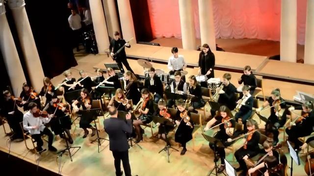 Симфонічний оркестр школи мистецтв №8. Мелодія із к-му "Пірати Карибського моря"