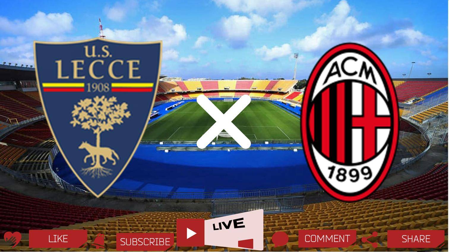 Лечче - Милан прямая трансляция