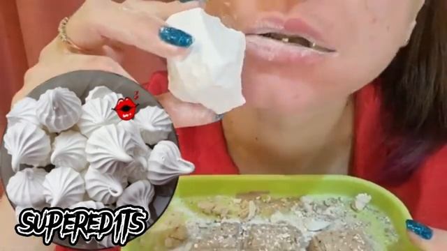 @chalkoly Dry Crunch Севрюкова/Mukbang Asmr#мел #asmr #youtube #clay