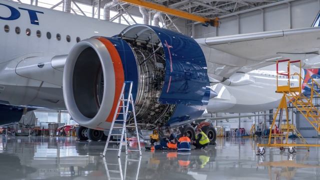 Первый A-Check Airbus A350 Аэрофлота