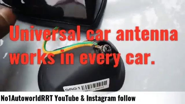 Universal car antenna works in every car.Roof antenna