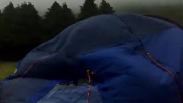 How To Build Tent Vango 350 :-) Camping in North Wales Triffan