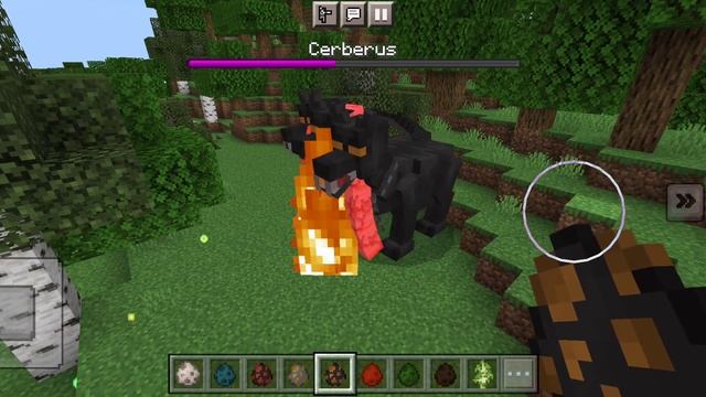 Cerberus vs Golem Mutant in Minecraft