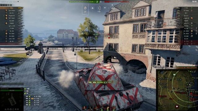 Maus. Рыбацкая бухта. Злая "Мышь", отличные союзники - "Мастер".